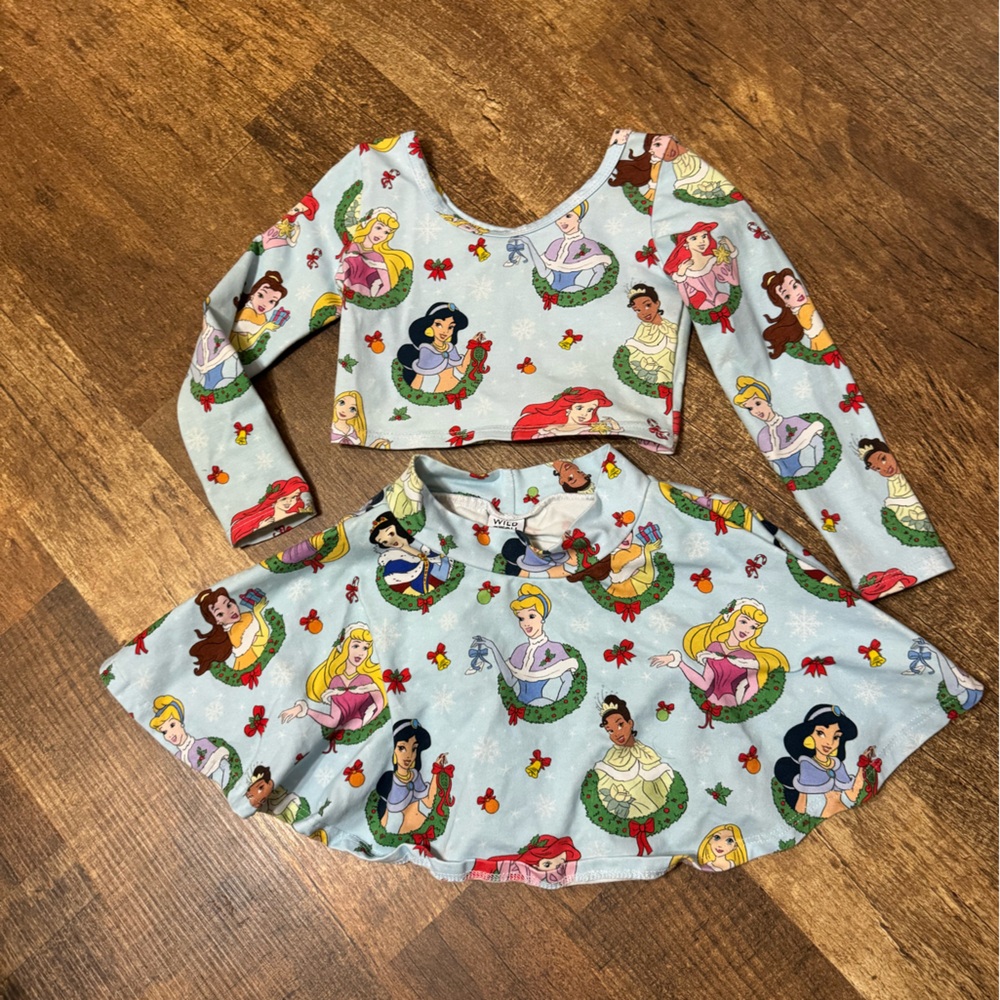Disney Princess Kids Matching Set - Blue